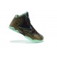 chaussure lebron james 11 femme noir vert or