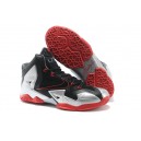 nike air lebron 11 noir argent rouge