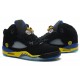 jordan 5 fille noir jaune bleu