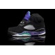 air jordan 5 enfant noir grape vert