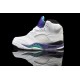 jordan retro enfant 5 blanc grapes vert