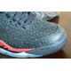 jordan 3lab5 noir rouge femme