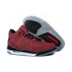 jordan pour homme 3lab3 rouge noir