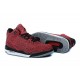 jordan pour homme 3lab3 rouge noir