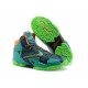 Lebron Akron 11 vert marine orange