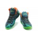 Lebron Akron 11 vert marine orange