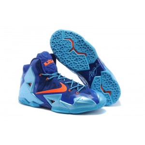 lebron 11 royal gamma bleu orange