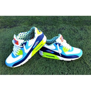 Nike Air Max 90 LE Lacrosse fille turquoise blanc vert