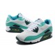 les air max 90 pour filles blanc et vert