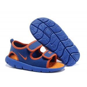 nike sandale bebe bleu orange