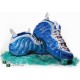 Foamposite 1 Pure Crystal bleu blanc