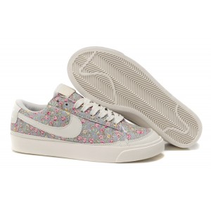 nike blazer Premium femme floral gris rose