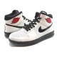 Air Jordan Alpha 1 blanc noir varsity rouge