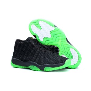 nike air jordan future noir vert