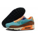 fille en air max 90 turquoise brun orange