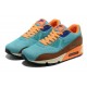 fille en air max 90 turquoise brun orange