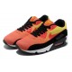 chaussure nike air max 90 fille orange noir