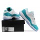 jordan retro 11 pour femme aqua blanc