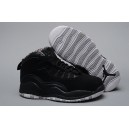 jordan 10 enfant garcon noir gris