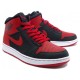 Air Jordan Alpha 1 noir varsity rouge blanc