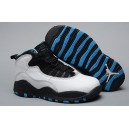 jordan enfants 10 blanc noir bleu