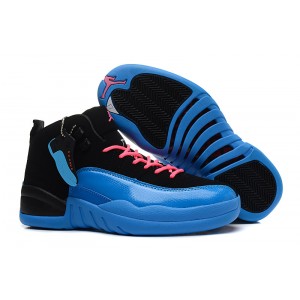 jordan retro 12 noir bleu femmes