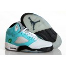 jordan retro femme 5 blanc menthe