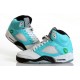 jordan retro femme 5 blanc menthe