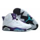 les jordan 6 pour filles blanc violet