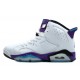 les jordan 6 pour filles blanc violet