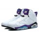 les jordan 6 pour filles blanc violet