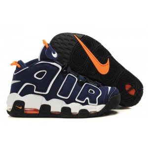 Air More Uptempo bleu blanc orange