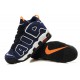 Air More Uptempo bleu blanc orange