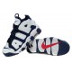 baskets Air More Uptempo marine blanc