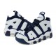 baskets Air More Uptempo marine blanc