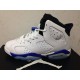 air jordan 6 femme blanc bleu sport