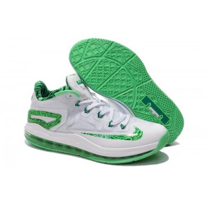 lebron james 11 max basse blanc vert