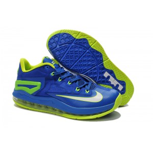 nike lebron 11 max low sprite bleu