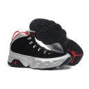 jordan 9 fille noir argent