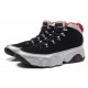 jordan 9 fille noir argent