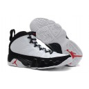 jordan 9 retro fille blanc noir