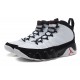 jordan 9 retro fille blanc noir