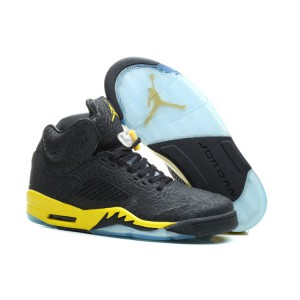 courir jordan 5 3Lab5 noir jaune