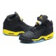 courir jordan 5 3Lab5 noir jaune