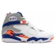 Air Jordan 8 Retro PE Q Rich blanc bleu grise