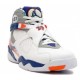 Air Jordan 8 Retro PE Q Rich blanc bleu grise