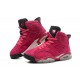 air jordan pas cher femme 6 fushia daim