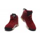 chaussure de basket air jordan femme 6 daim bordeaux