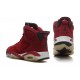 chaussure de basket air jordan femme 6 daim bordeaux