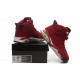 chaussure de basket air jordan femme 6 daim bordeaux